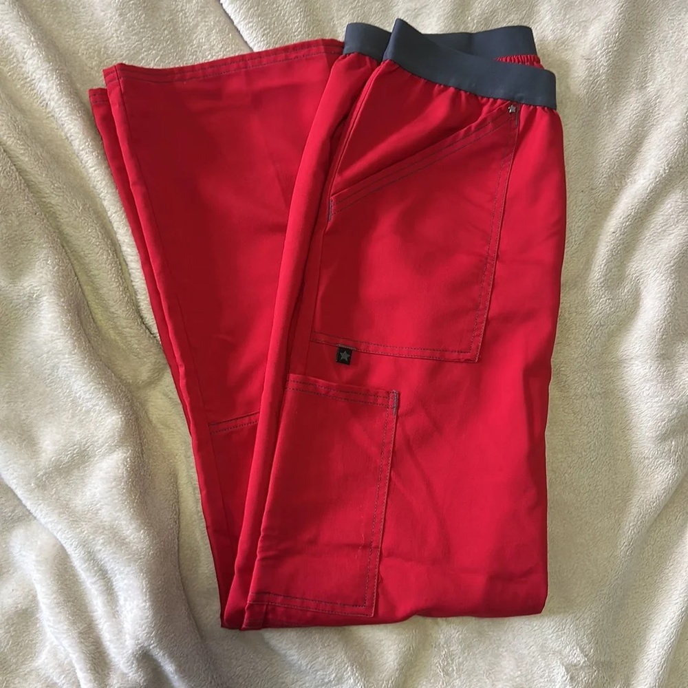 Red Scrub Pants